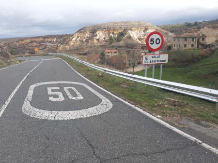Imagen La Diputación mejora la seguridad en cuatro carreteras provinciales mediante la colocación de barreras