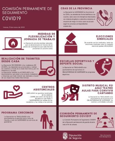 Imagen La Diputación de Segovia adoptará medidas de flexibilización y conciliación laboral