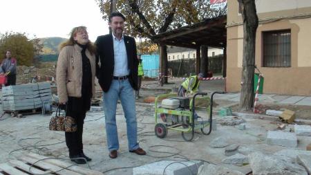 Imagen La Ayuda Provincial posibilita la remodelación de la Plaza de Valsaín y el arreglo de la calle Claret en San Ildefonso