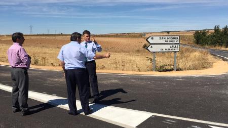 Imagen La Diputación finaliza el arreglo de la carretera de Valle de Tabladillo