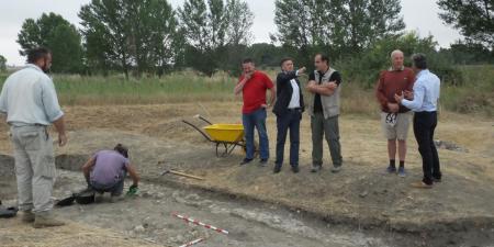 Imagen Los trabajos en la villa romana de Santa Lucía en Aguilafuente sacan a la luz 300 metros cuadrados de lo que fue el complejo residencial