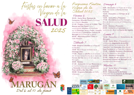 Imagen PROGRAMA FIESTAS EN HONOR A LA VIRGEN DE LA SALUD 2025