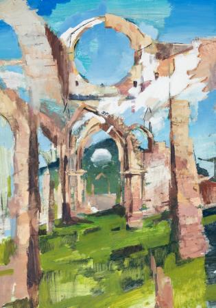 Imagen La Diputación cumple con la tradición de adquirir varias de las obras pintadas por los alumnos del Curso de Pintores Pensionados del Paisaje de Segovia