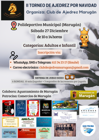 Imagen II TORNEO DE AJEDREZ POR NAVIDAD