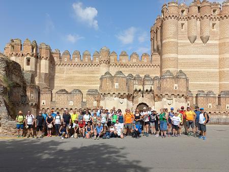 Imagen Los participantes en las rutas del Camino de Santiago a su paso por Segovia dan por concluida la iniciativa con la quinta etapa entre Nava de la Asunción y Villeguillo
