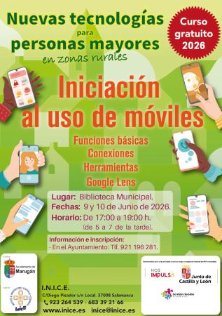 Imagen CURSO GRATUITO PARA MAYORES EN INICIACIÓN AL USO DE MÓVILES