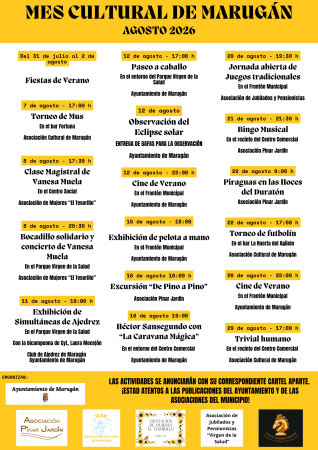 Imagen MES CULTURAL - AGOSTO 2026