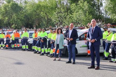Imagen Un total de treinta trabajadores distribuidos en siete cuadrillas se incorporan al programa forestal 2023, puesto en marcha por la Diputación de Segovia