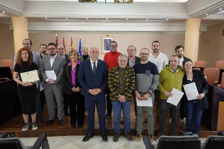 Imagen Miguel Ángel de Vicente preside la toma de posesión de varios trabajadores de la Diputación, cerrando las incorporaciones contempladas en el plan de 2024